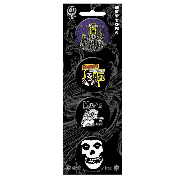 Misfits Classic Button Pack