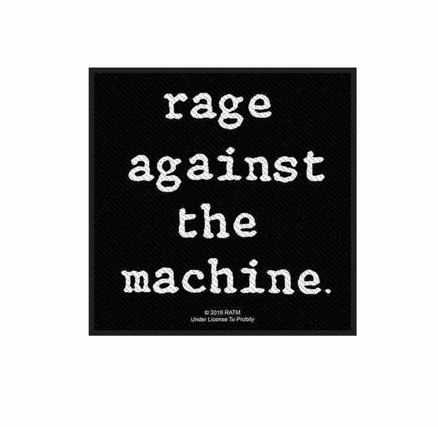 Rage Against the Machine Text Logo Patch