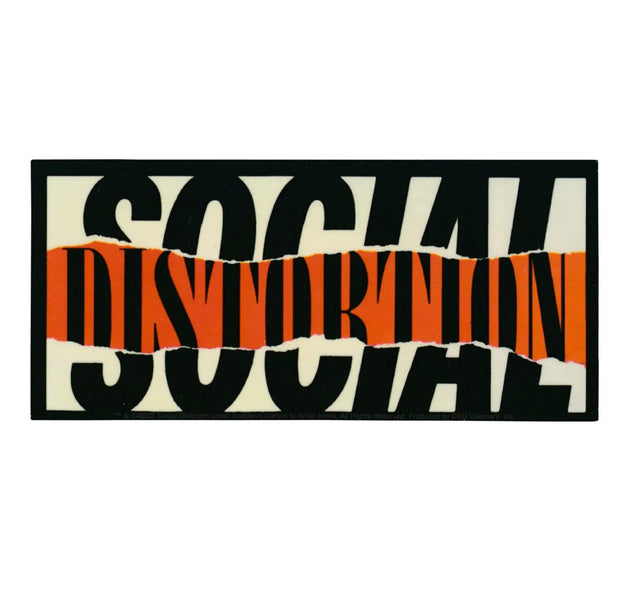 Social Distortion Ripped Logo Sticker