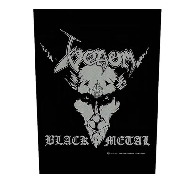 Venom Black Metal Back Patch
