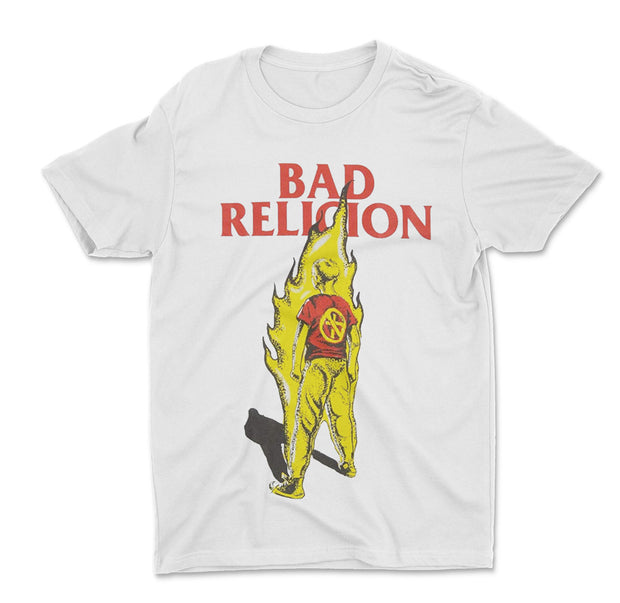 Bad Religion Suffer Boy on Fire White Shirt