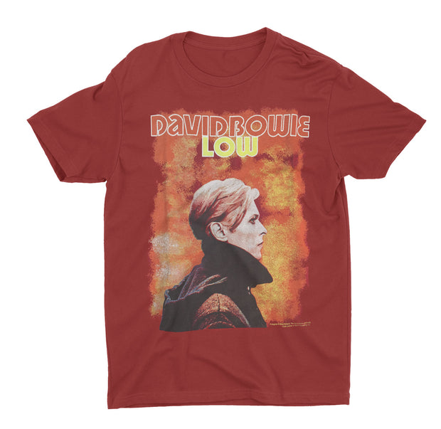 David Bowie Low Red Shirt