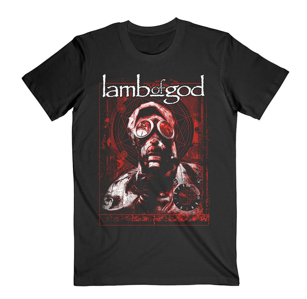 Lamb of God Gas Masks Waves Shirt