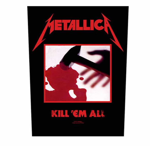 Metallica Kill em All Back Patch