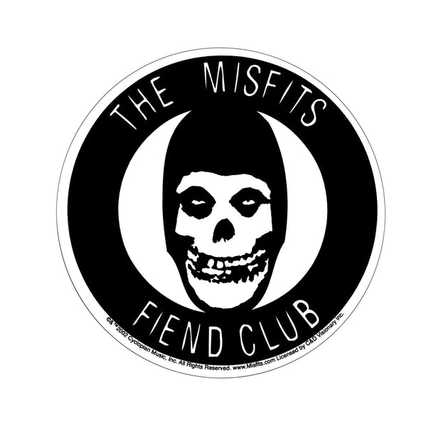 Misfits Fiend Club Sticker
