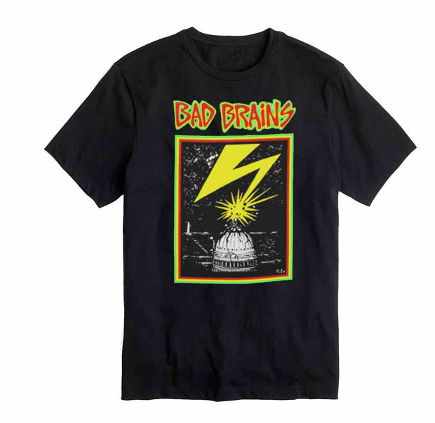 Bad Brains Capitol 1st Album T-Shirt - Hardcore Punk Black Flag