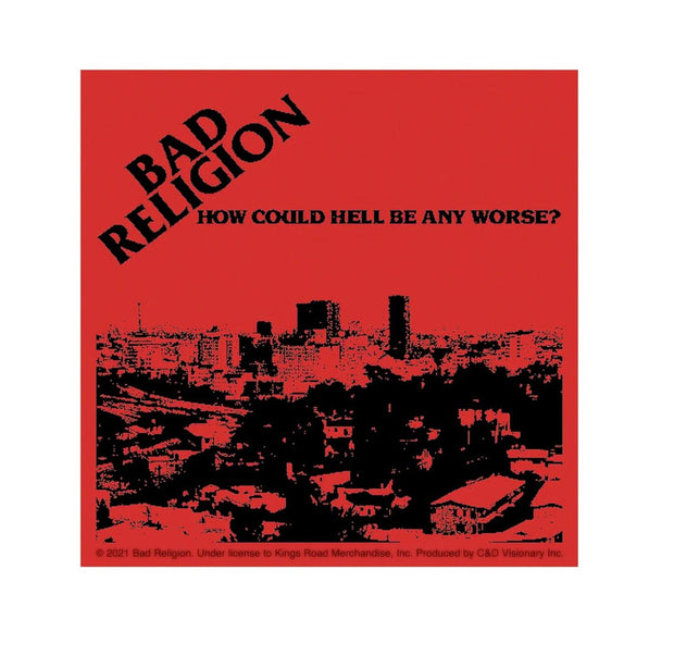 Bad Religion How Could Hell Be Any Worse Sticker