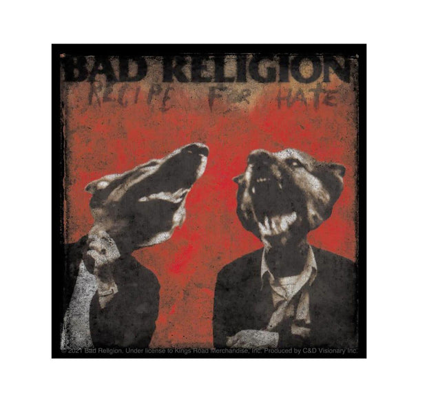 Bad Religion Recipe for Hate Sticker