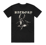 Bathory Goat logo black metal t-shirt