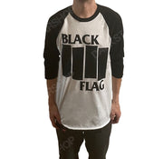 Black Flag Logo Raglan Shirt