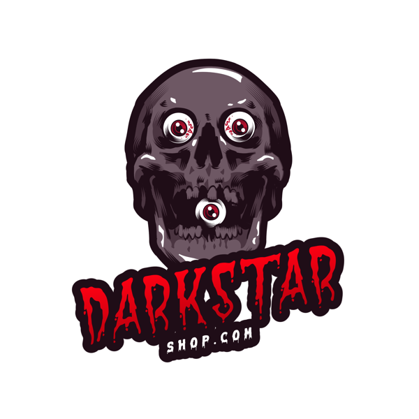 DARKSTAR 3 Eyes Skull Holographic Sticker