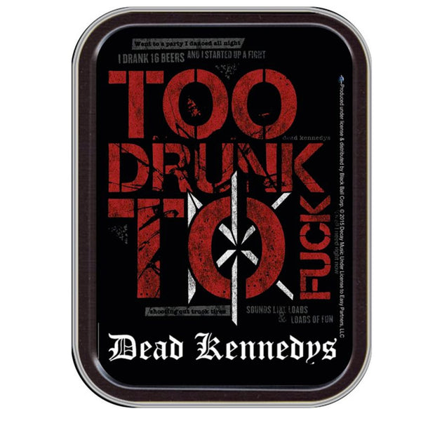 Dead Kennedys Too Drunk Stash Tin