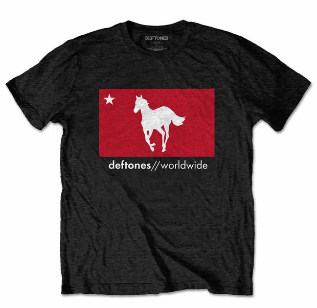 Deftones Worldwide White Pony Shirt