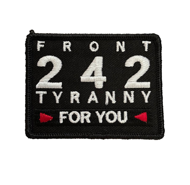 Front 242 Tyranny for You Patch
