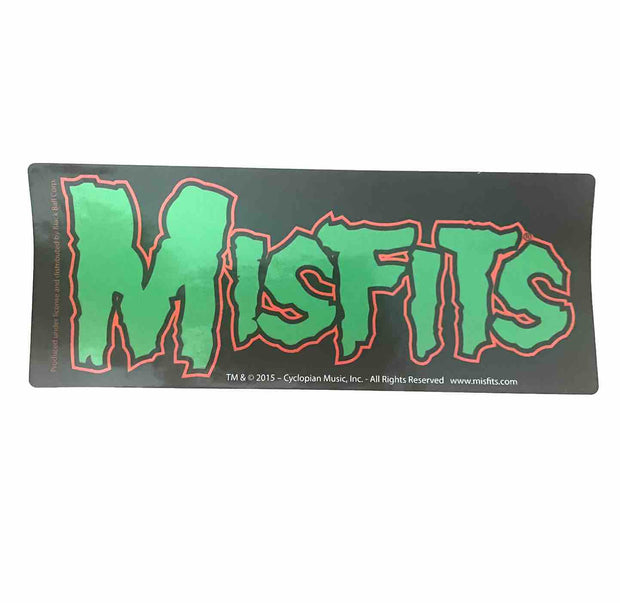 Misfits Green Logo Sticker
