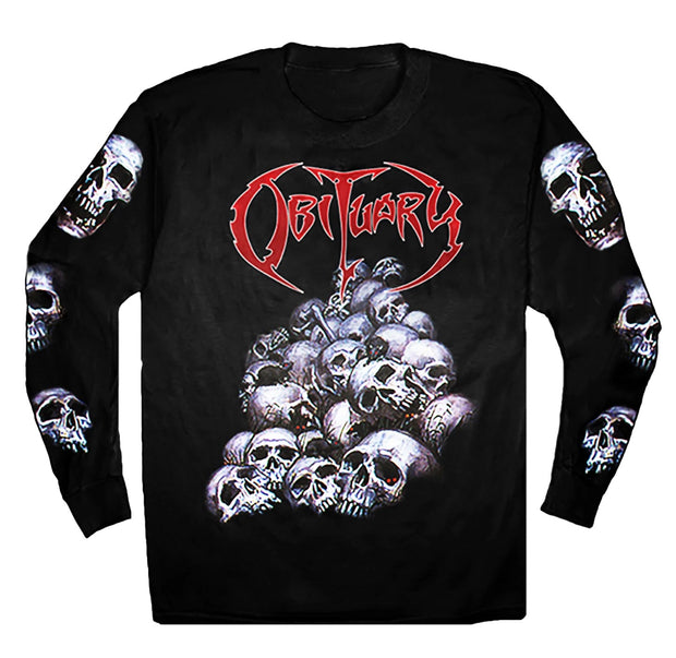 Obituary Chopped In Half Long Sleeve Shirt