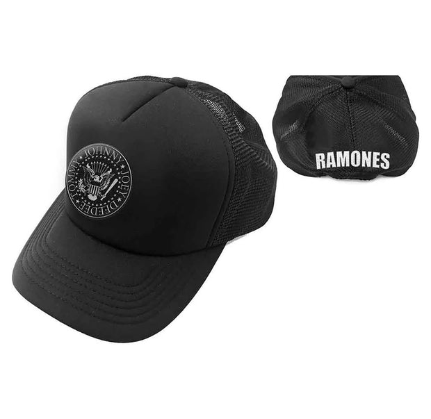 Ramones Seal Logo Mesh Trucker Hat