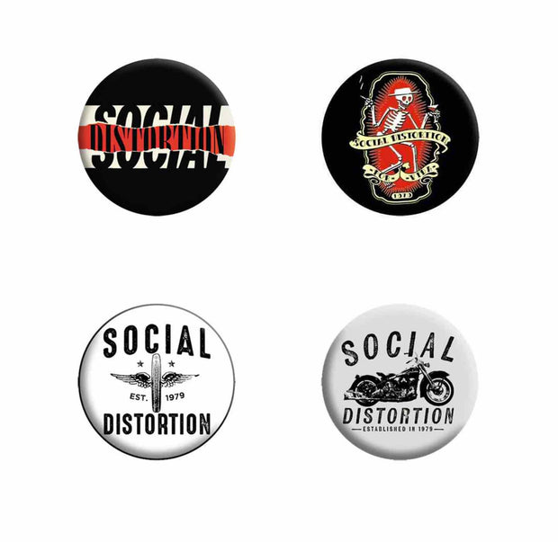Social Distortion Classic Button Pack