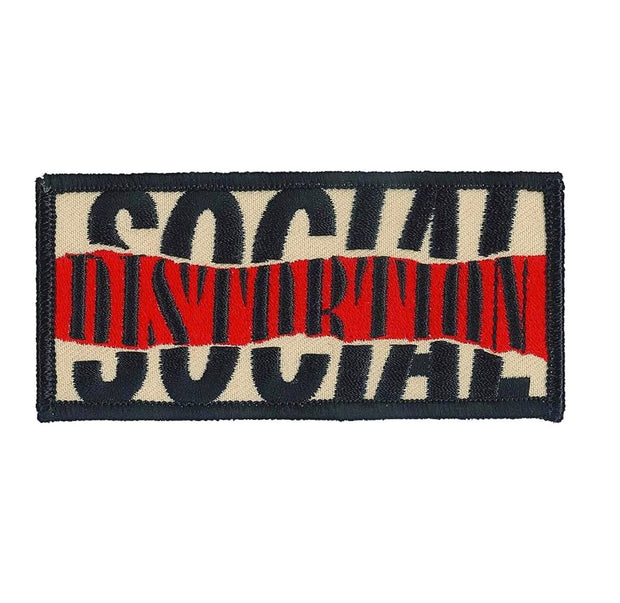 Social Distortion Ripped Logo Patch