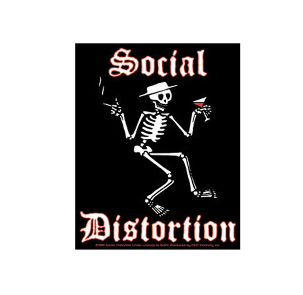 Social Distortion Skelly Logo Sticker