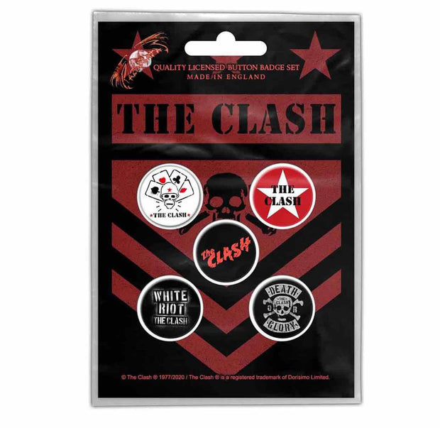 The Clash London Calling Button Pack