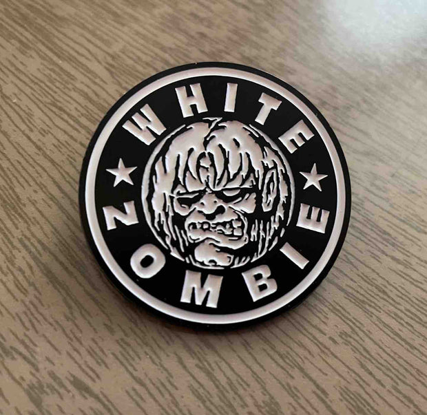 White Zombie Classic Logo Circle Pin