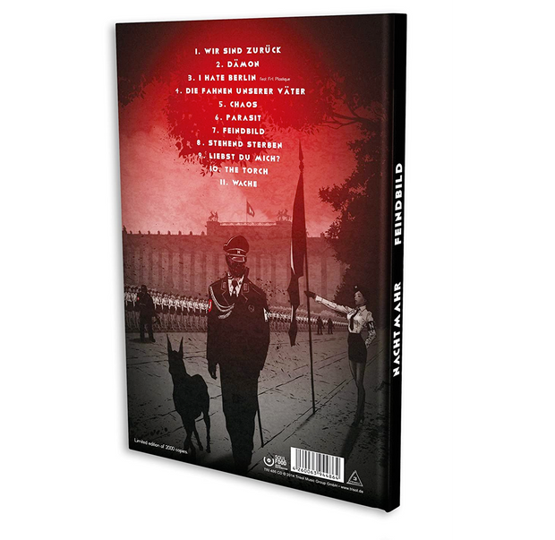 Nachtmahr Feindbild Hardback Book CD