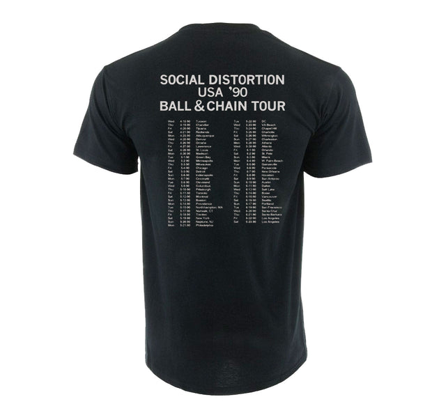 Social Distortion Ball and Chain 90' Tour Shirt
