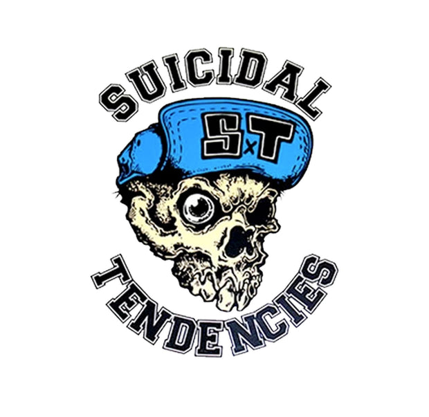 Suicidal Tendencies Skater Skull Logo Sticker